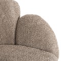 ARMCHAIR HARNIS FK9603.08 BEIGE BOUCLE-BLACK METAL BASE 59.5x64x77Hcm. ARMCHAIR HARNIS FK9603.08 BEIGE BOUCLE-BLACK METAL BASE 59.5x64x77Hcm.