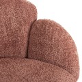 ARMCHAIR HARNIS FK9603.02 PINK BOUCLE-BLACK METAL BASE 59.5x64x77Hcm. ARMCHAIR HARNIS FK9603.02 PINK BOUCLE-BLACK METAL BASE 59.5x64x77Hcm.