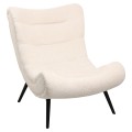 ARMCHAIR BRYM FK9605.06 ECRU BOUCLE FABRIC-BLACK WOODEN LEGS 97x80x100Hcm. ARMCHAIR BRYM FK9605.06 ECRU BOUCLE FABRIC-BLACK WOODEN LEGS 97x80x100Hcm.