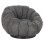 ARMCHAIR SWIVEL GRYMM FK9601.01 GREY BOUCLE-BLACK METAL BASE 95x92x68Hcm.