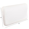 SLEEPING PILLOW BEZEL FK673 MEMORY FOAM-WHITE FABRIC 55x32Hcm. SLEEPING PILLOW BEZEL FK673 MEMORY FOAM-WHITE FABRIC 55x32Hcm.