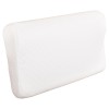 SLEEPING PILLOW BEZEL FK673 MEMORY FOAM-WHITE FABRIC 55x32Hcm.