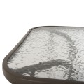 OUTDOOR METALLIC TABLE ADAM FK5020.04 CHAMPAGNE COLOR WITH REINFORCED GLASS TOP 110Χ60Χ71Hcm. OUTDOOR METALLIC TABLE ADAM FK5020.04 CHAMPAGNE COLOR WITH REINFORCED GLASS TOP 110Χ60Χ71Hcm.