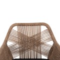 ARMCHAIR TOPIN FK6048.02 ALUMINUM BLACK-P.E. RATTAN BEIGE-CUSHION BLACK 57x65x84Hcm ARMCHAIR TOPIN FK6048.02 ALUMINUM BLACK-P.E. RATTAN BEIGE-CUSHION BLACK 57x65x84Hcm