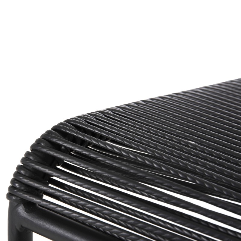 CHAIR SUKI FK6053.02 METAL AND SYNTHETIC RATTAN IN BLACK COLOR 54x62x80Hcm. CHAIR SUKI FK6053.02 METAL AND SYNTHETIC RATTAN IN BLACK COLOR 54x62x80Hcm.