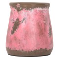DECORATIVE VASE FK4381 TERRACOTTA IN PINK COLORING Φ18Χ20Hcm. DECORATIVE VASE FK4381 TERRACOTTA IN PINK COLORING Φ18Χ20Hcm.