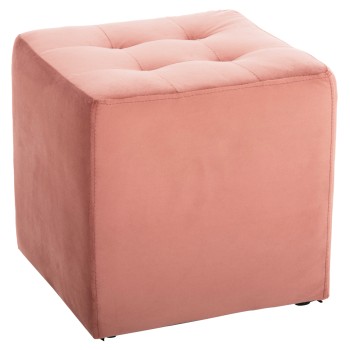 STOOL PUNK FK264.12 DUSTY PINK VELVET 39Χ39Χ36Hcm.