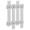 WALL COAT HANGER WESSON FK8940.11 MELAMINE IN WHITE 64x4x79Hcm.