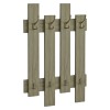 WALL COAT HANGER WESSON FK8940.12 MELAMINE IN OLIVE GREEN 64x4x79Hcm.