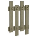 WALL COAT HANGER WESSON FK8940.12 MELAMINE IN OLIVE GREEN 64x4x79Hcm. WALL COAT HANGER WESSON FK8940.12 MELAMINE IN OLIVE GREEN 64x4x79Hcm.