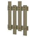 WALL COAT HANGER WESSON FK8940.12 MELAMINE IN OLIVE GREEN 64x4x79Hcm. WALL COAT HANGER WESSON FK8940.12 MELAMINE IN OLIVE GREEN 64x4x79Hcm.