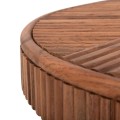 COFFEE TABLE ROUND RANNE FK9694 SOLID ACACIA WOOD IN NATURAL COLOR Φ80x38Hcm. COFFEE TABLE ROUND RANNE FK9694 SOLID ACACIA WOOD IN NATURAL COLOR Φ80x38Hcm.