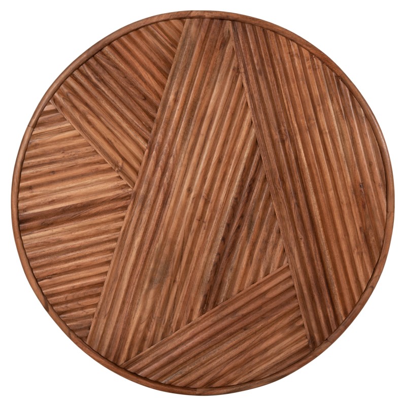 COFFEE TABLE ROUND RANNE FK9694 SOLID ACACIA WOOD IN NATURAL COLOR Φ80x38Hcm. COFFEE TABLE ROUND RANNE FK9694 SOLID ACACIA WOOD IN NATURAL COLOR Φ80x38Hcm.