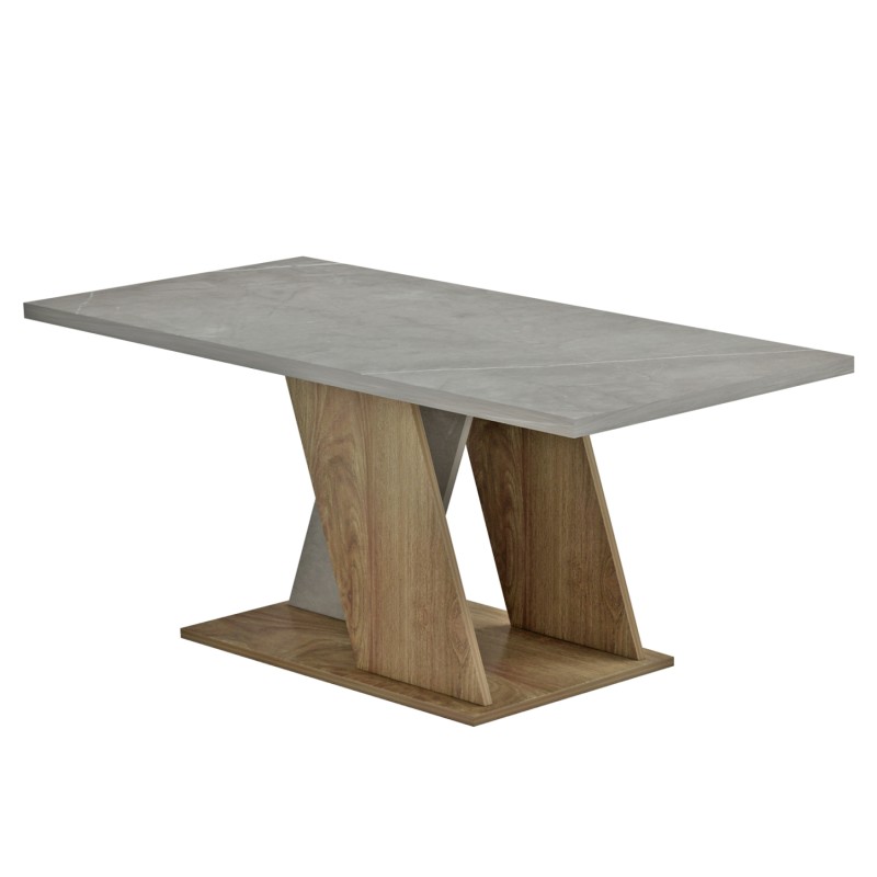 COFFEE TABLE DILE FK9528.02 MELAMINE IN STONE TEXTURE GREYISH-NATURAL 110x55x47Hcm. COFFEE TABLE DILE FK9528.02 MELAMINE IN STONE TEXTURE GREYISH-NATURAL 110x55x47Hcm.