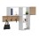 ENTRYWAY HANGER WITH SHELVES HARLAN FK8973.12 MELAMINE IN SONAMA-WHITE 99,5x15x61Hcm.