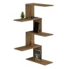 WALL SHELVES RORY FK8931.12 MELAMINE IN NATURAL 22x51,5x109Hcm.