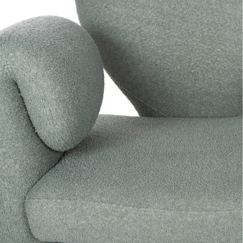 DINING ARMCHAIR HARTT FK9777.07 PISTACHIO GREEN TEDDY FABRIC 84x74x87Hcm. DINING ARMCHAIR HARTT FK9777.07 PISTACHIO GREEN TEDDY FABRIC 84x74x87Hcm.