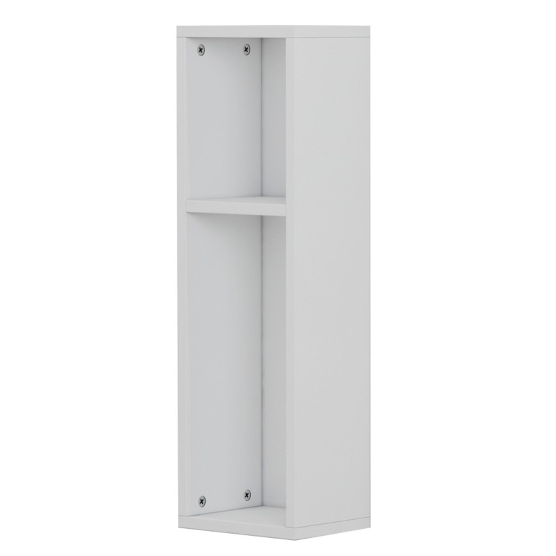 WALL BEDSIDE STAND BONEN FK8936.11 MELAMINE IN WHITE 20x15x65Hcm. WALL BEDSIDE STAND BONEN FK8936.11 MELAMINE IN WHITE 20x15x65Hcm.