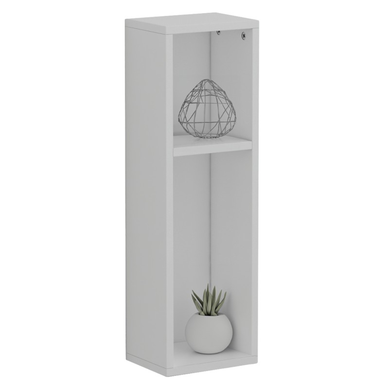 WALL BEDSIDE STAND BONEN FK8936.11 MELAMINE IN WHITE 20x15x65Hcm. WALL BEDSIDE STAND BONEN FK8936.11 MELAMINE IN WHITE 20x15x65Hcm.