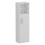 BATHROOM CABINET DAMIEN FK9025.12 MELAMINE IN WHITE COLOR 20x13x70Hcm.