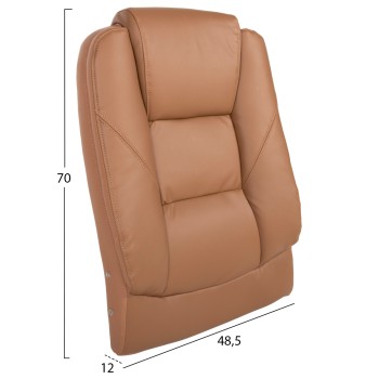 REPLACEMENT BACKREST FOR OFFICE CHAIR FK1091.09 CAMEL PU 48.5x12x70Hcm.