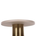 SIDE TABLE PUNJAB FK4240.03 METAL IN ECRU-GOLD/BRASS Φ30.5x42Hcm. SIDE TABLE PUNJAB FK4240.03 METAL IN ECRU-GOLD/BRASS Φ30.5x42Hcm.