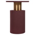 SIDE TABLE PUNJAB FK4240.06 METAL IN BRICK-RED-GOLD/BRASS Φ30.5x42Hcm. SIDE TABLE PUNJAB FK4240.06 METAL IN BRICK-RED-GOLD/BRASS Φ30.5x42Hcm.