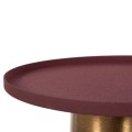 SIDE TABLE PUNJAB FK4240.06 METAL IN BRICK-RED-GOLD/BRASS Φ30.5x42Hcm. SIDE TABLE PUNJAB FK4240.06 METAL IN BRICK-RED-GOLD/BRASS Φ30.5x42Hcm.
