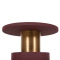 SIDE TABLE PUNJAB FK4240.06 METAL IN BRICK-RED-GOLD/BRASS Φ30.5x42Hcm. SIDE TABLE PUNJAB FK4240.06 METAL IN BRICK-RED-GOLD/BRASS Φ30.5x42Hcm.