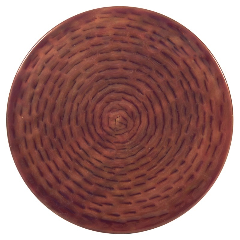 SIDE TABLE BOMBAY FK4251.06 METAL IN COPPER SHADES Φ25,5x51,5Hcm.