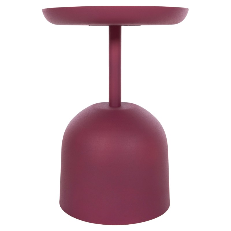 SIDE TABLE ROUND DELBEL FK4262.06 METAL IN PINK Φ36x49Hcm.