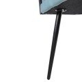 CHAIR LUANDA FK8741.05 TURQUOISE VELVET-BLACK METALLIC LEGS 62x54x79Hcm. CHAIR LUANDA FK8741.05 TURQUOISE VELVET-BLACK METALLIC LEGS 62x54x79Hcm.