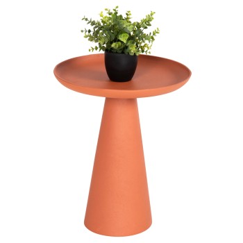 SIDE TABLE DELCON FK4247.06 METAL IN ORANGE Φ39,5x47Hcm.