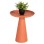 SIDE TABLE DELCON FK4247.06 METAL IN ORANGE Φ39,5x47Hcm.