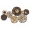 WALL DECOR FK4199 METAL IN EARTH TONES 83x48Hcm.