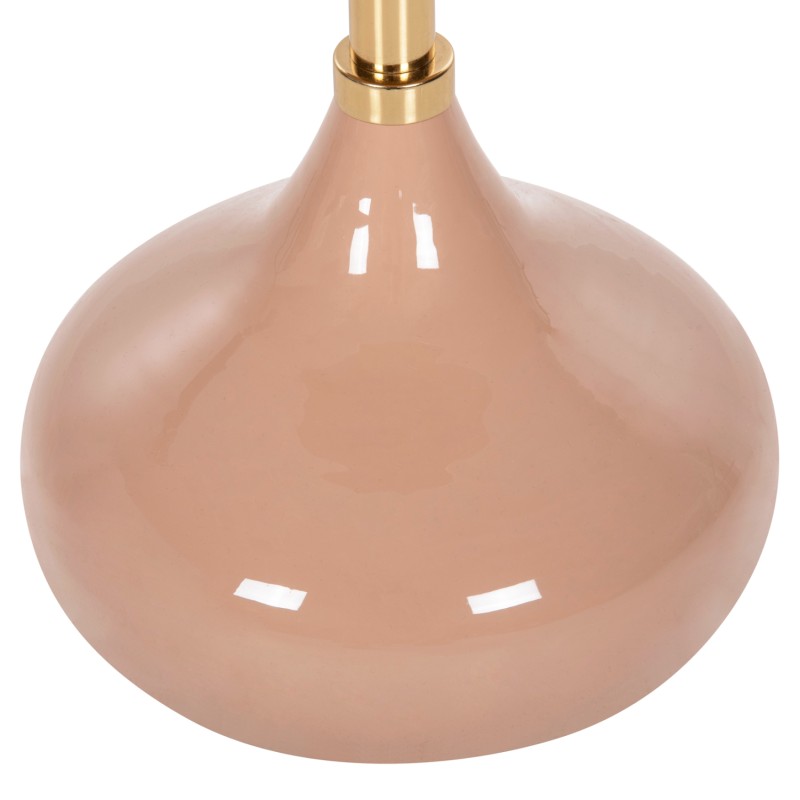 SIDE TABLE ROUND UTRI FK4384.10 METAL IN WARM PINK-BEIGE Φ35,5x44,5Hcm. SIDE TABLE ROUND UTRI FK4384.10 METAL IN WARM PINK-BEIGE Φ35,5x44,5Hcm.