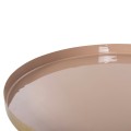 SIDE TABLE ROUND UTRI FK4384.10 METAL IN WARM PINK-BEIGE Φ35,5x44,5Hcm. SIDE TABLE ROUND UTRI FK4384.10 METAL IN WARM PINK-BEIGE Φ35,5x44,5Hcm.