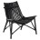 CHAIR FOR OUTDOORS CELLION FK9812.02 RATTAN POLES IN BLACK COLOR 76x72x83Hcm.