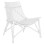 CHAIR FOR OUTDOORS CELLION FK9812.03 RATTAN POLES IN WHITE COLOR 76x72x83Hcm.