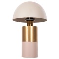 TABLE LAMP PUNE FK4245.10 METAL IN BEIGE-GOLD Φ20,5x32,5Hcm. TABLE LAMP PUNE FK4245.10 METAL IN BEIGE-GOLD Φ20,5x32,5Hcm.