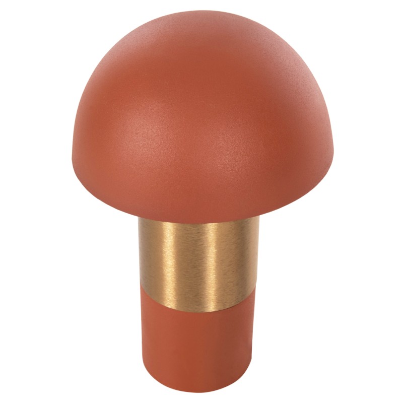 TABLE LAMP PUNE FK4245.08 METAL IN ORANGE-GOLD Φ20,5x32,5Hcm. TABLE LAMP PUNE FK4245.08 METAL IN ORANGE-GOLD Φ20,5x32,5Hcm.