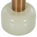 SIDE TABLE ERODE FK4243.07 METAL IN LIGHT GREEN-GOLD Φ40,5x48Hcm. SIDE TABLE ERODE FK4243.07 METAL IN LIGHT GREEN-GOLD Φ40,5x48Hcm.