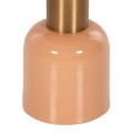SIDE TABLE ERODE FK4249.08 METAL IN WARM PINK-GOLD-BEIGE Φ40,5x45,5Hcm.