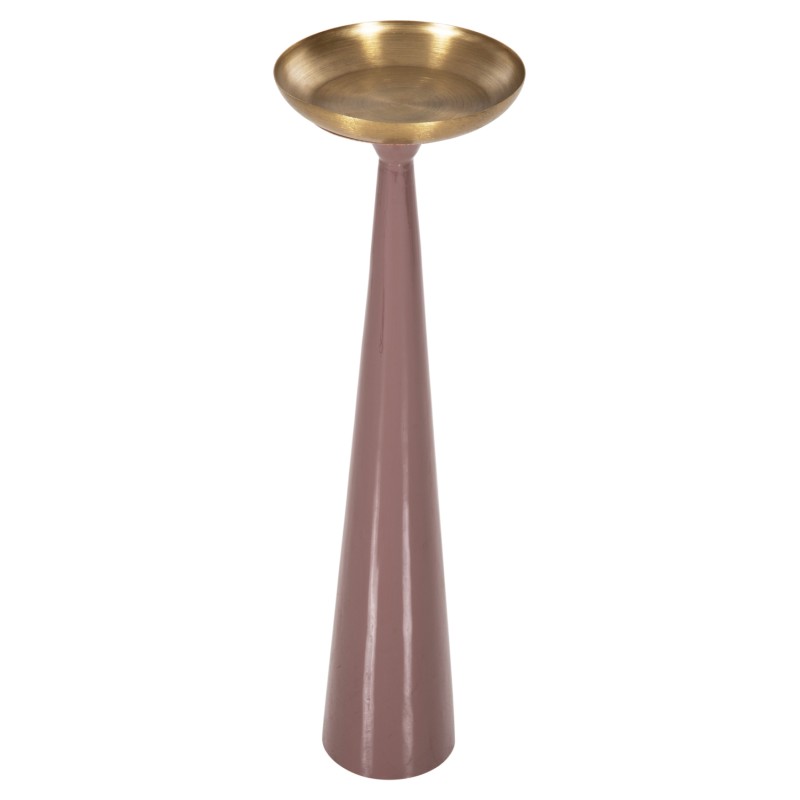 CANDLESTICK (PILLAR) GUNTUR FK4244.06 METAL IN LIGHT CORAL-GOLD Φ20,5x68Hcm. CANDLESTICK (PILLAR) GUNTUR FK4244.06 METAL IN LIGHT CORAL-GOLD Φ20,5x68Hcm.
