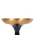 FLOOR CANDLESTICK (PILLAR) GUNTUR FK4382 METAL IN BLUE ANTHRACITE-GOLD Φ20,5x76.5Hcm.