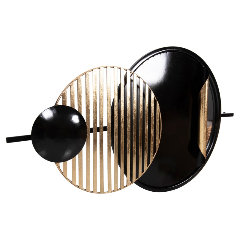 WALL DECOR FK4201 METAL IN BLACK & GOLD 81,5x46,5Hcm. WALL DECOR FK4201 METAL IN BLACK & GOLD 81,5x46,5Hcm.