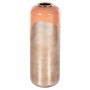 DECORATIVE FLOOR VASE RAKSASA FK4230.02 METAL IN SALMON-LIGHT BRONZE Φ30x90Hcm.