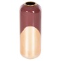 DECORATIVE FLOOR VASE RAKSASA FK4232.06 METAL IN CHERRY RED-GOLD PEARL Φ24x69Hcm.