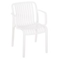 ARMCHAIR OUTDOOR CONVEE FK6105.01 POLYPROPYLENE IN WHITE 55x56x79H cm. ARMCHAIR OUTDOOR CONVEE FK6105.01 POLYPROPYLENE IN WHITE 55x56x79H cm.