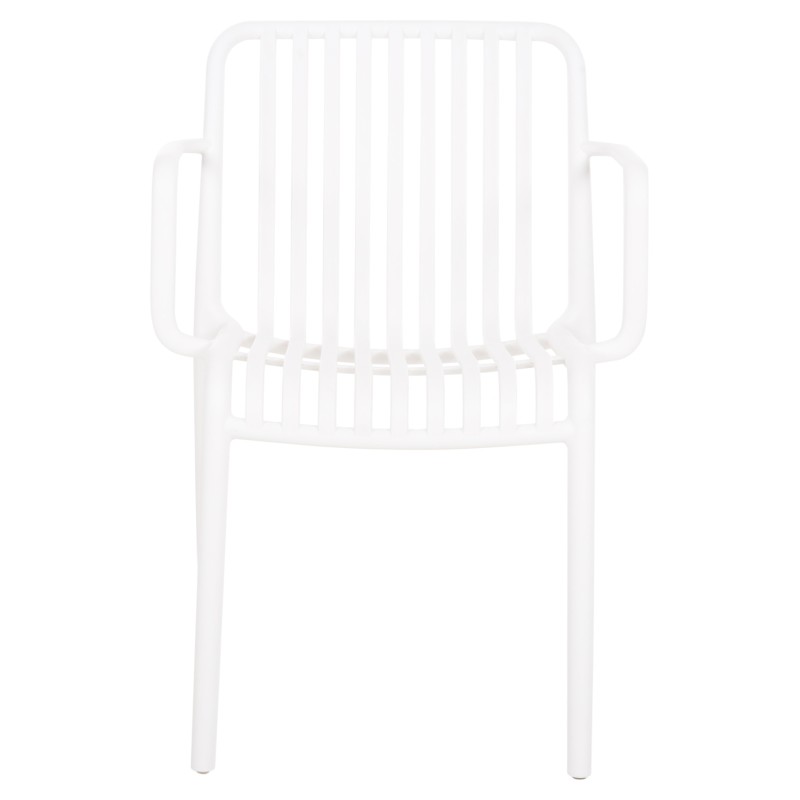 ARMCHAIR OUTDOOR CONVEE FK6105.01 POLYPROPYLENE IN WHITE 55x56x79H cm. ARMCHAIR OUTDOOR CONVEE FK6105.01 POLYPROPYLENE IN WHITE 55x56x79H cm.